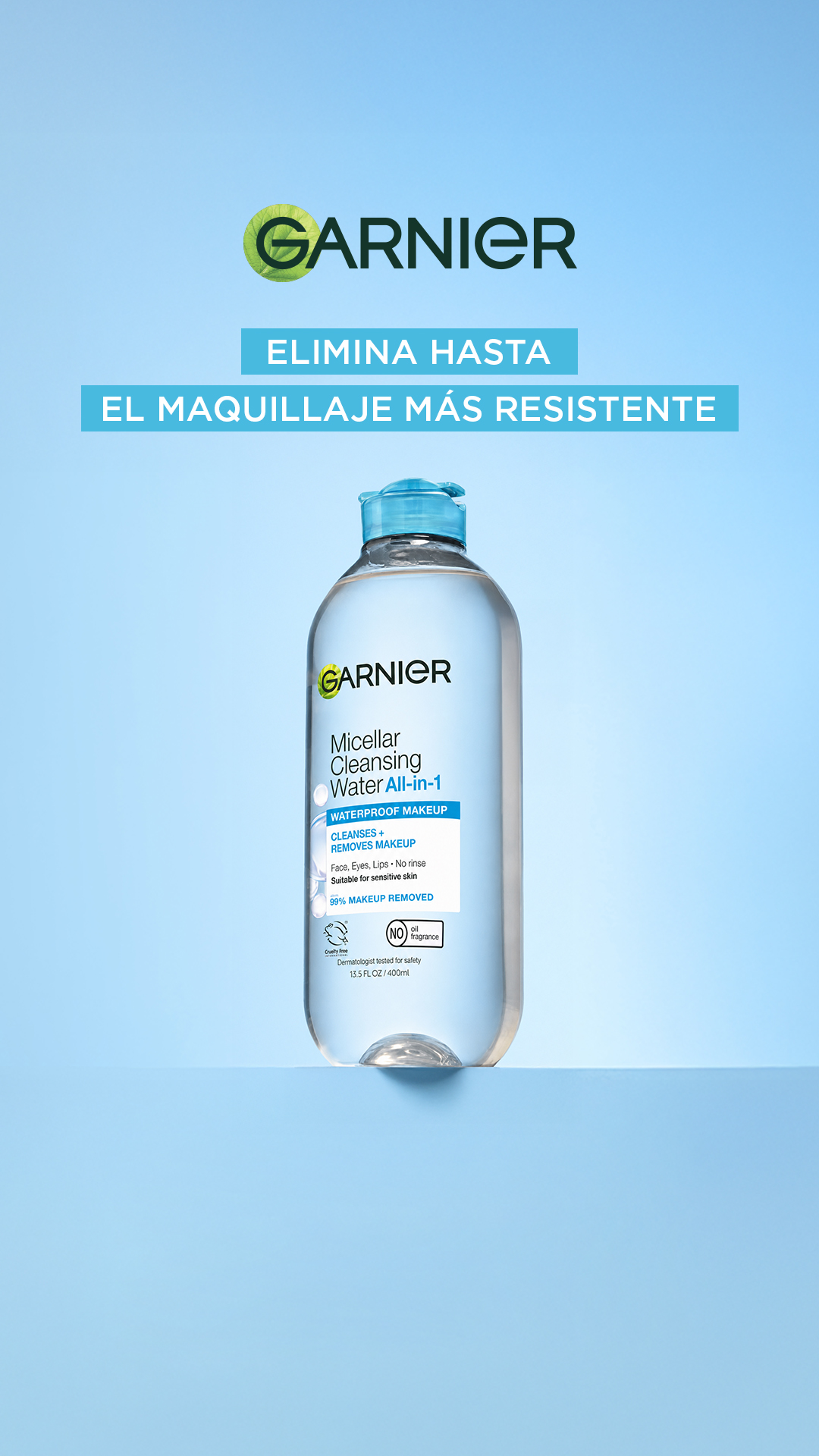 Garnier RD Facebook ad: Adiós al maquillaje difícil en un solo paso