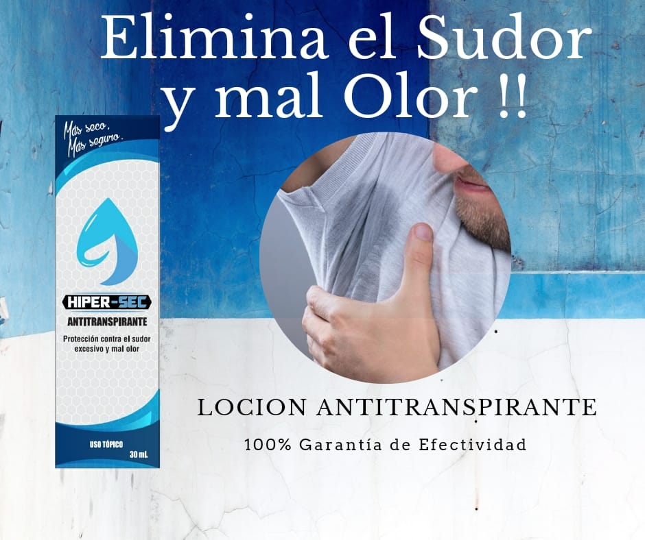 Hipersec Ecuador Facebook ad: Antitranspirante