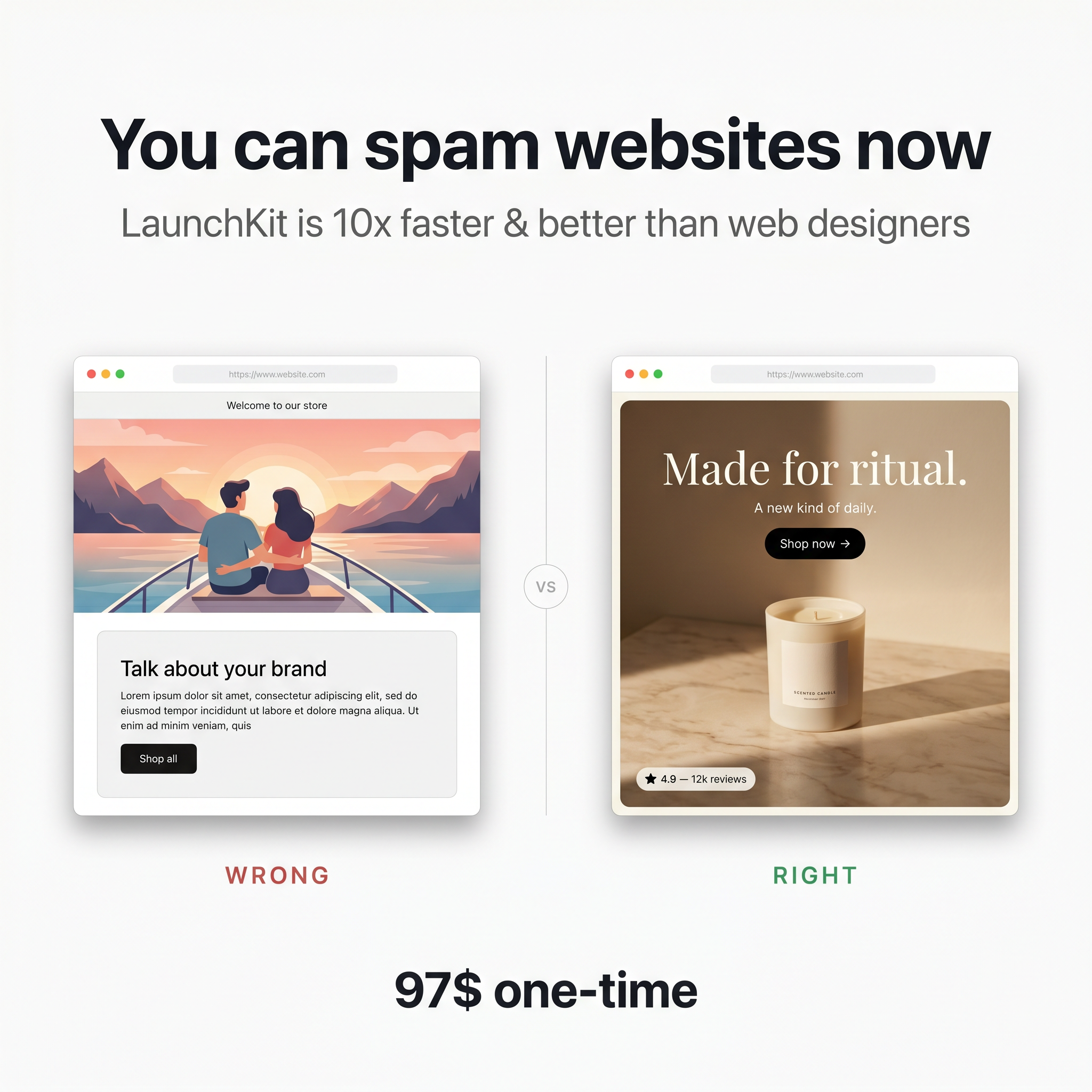 LaunchKit Facebook ad