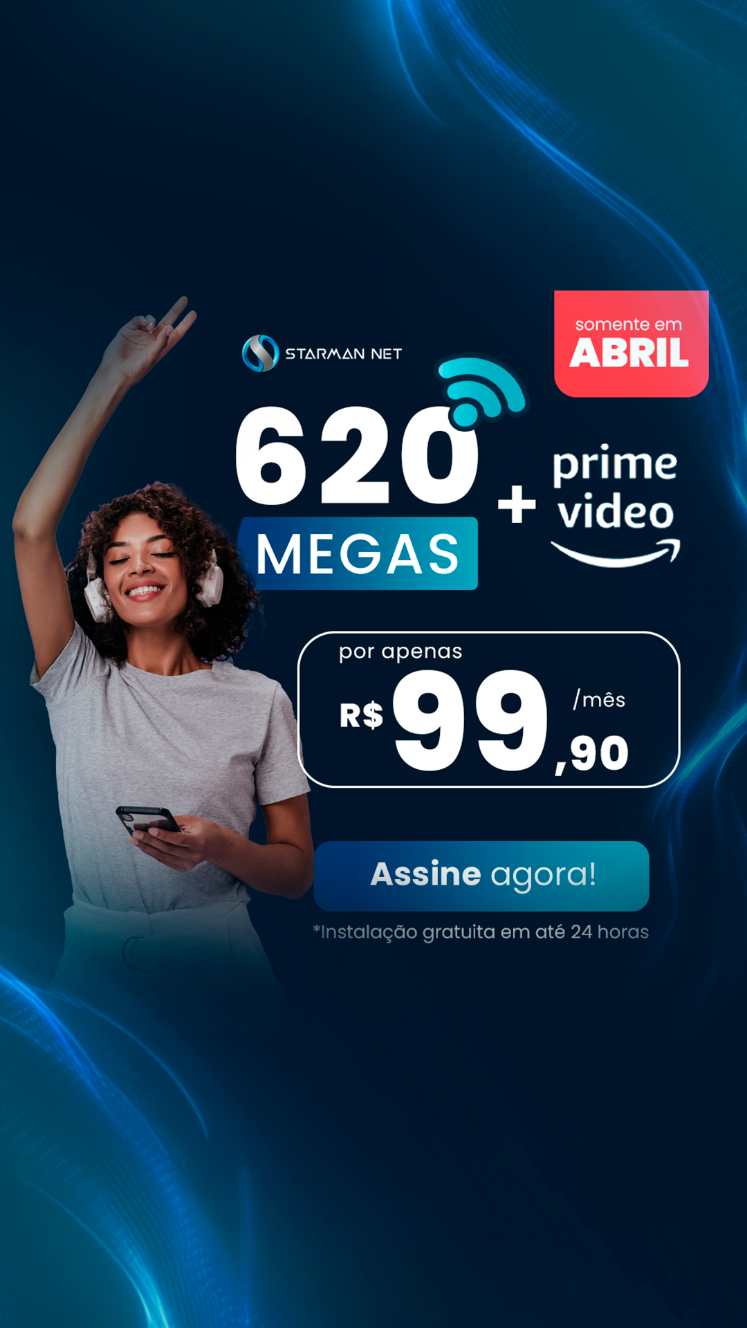 Star Man Net - Internet e Soluções Facebook ad from May 12, 2026