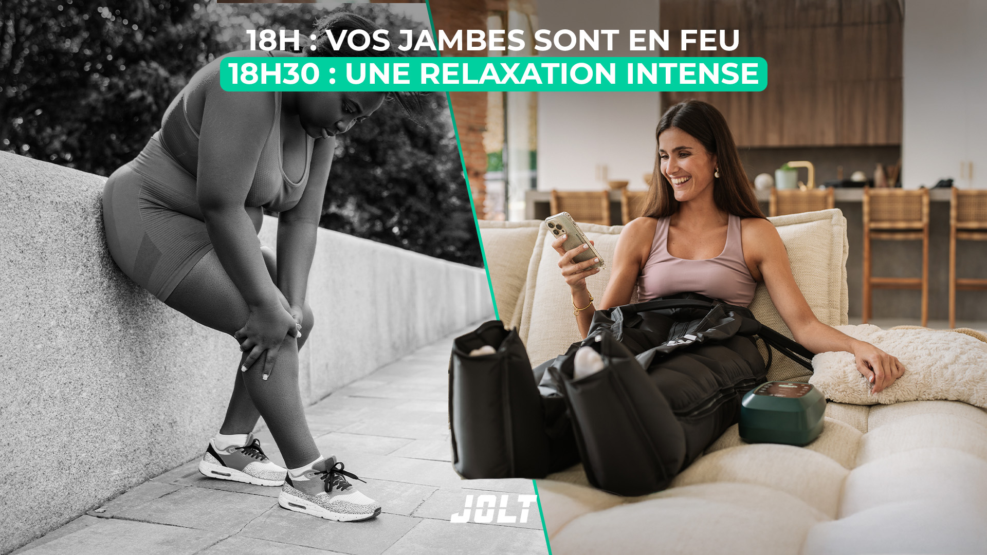 JOLT Recovery Facebook ad: Satisfait ou remboursé