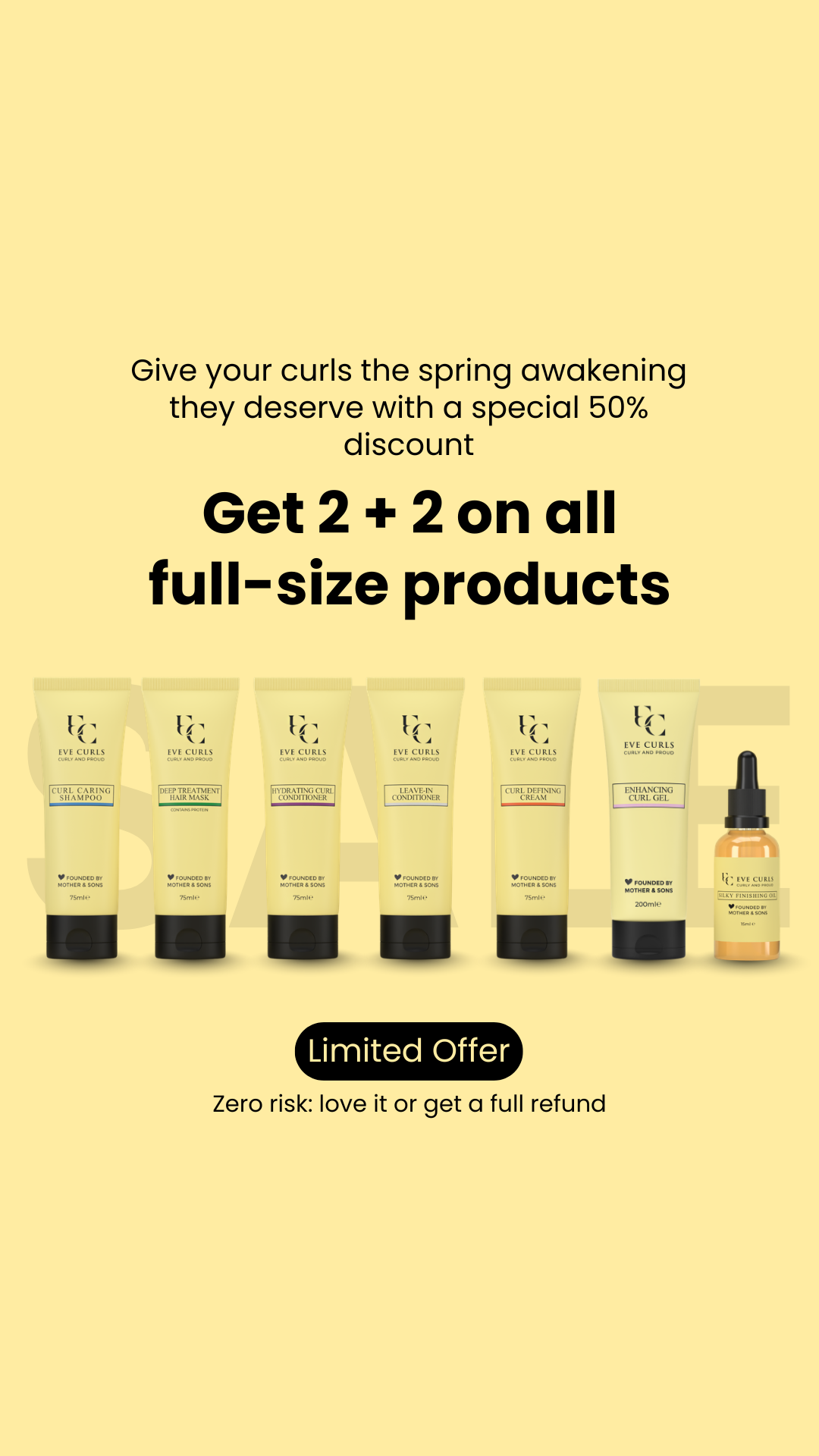 Eve Curls Facebook ad