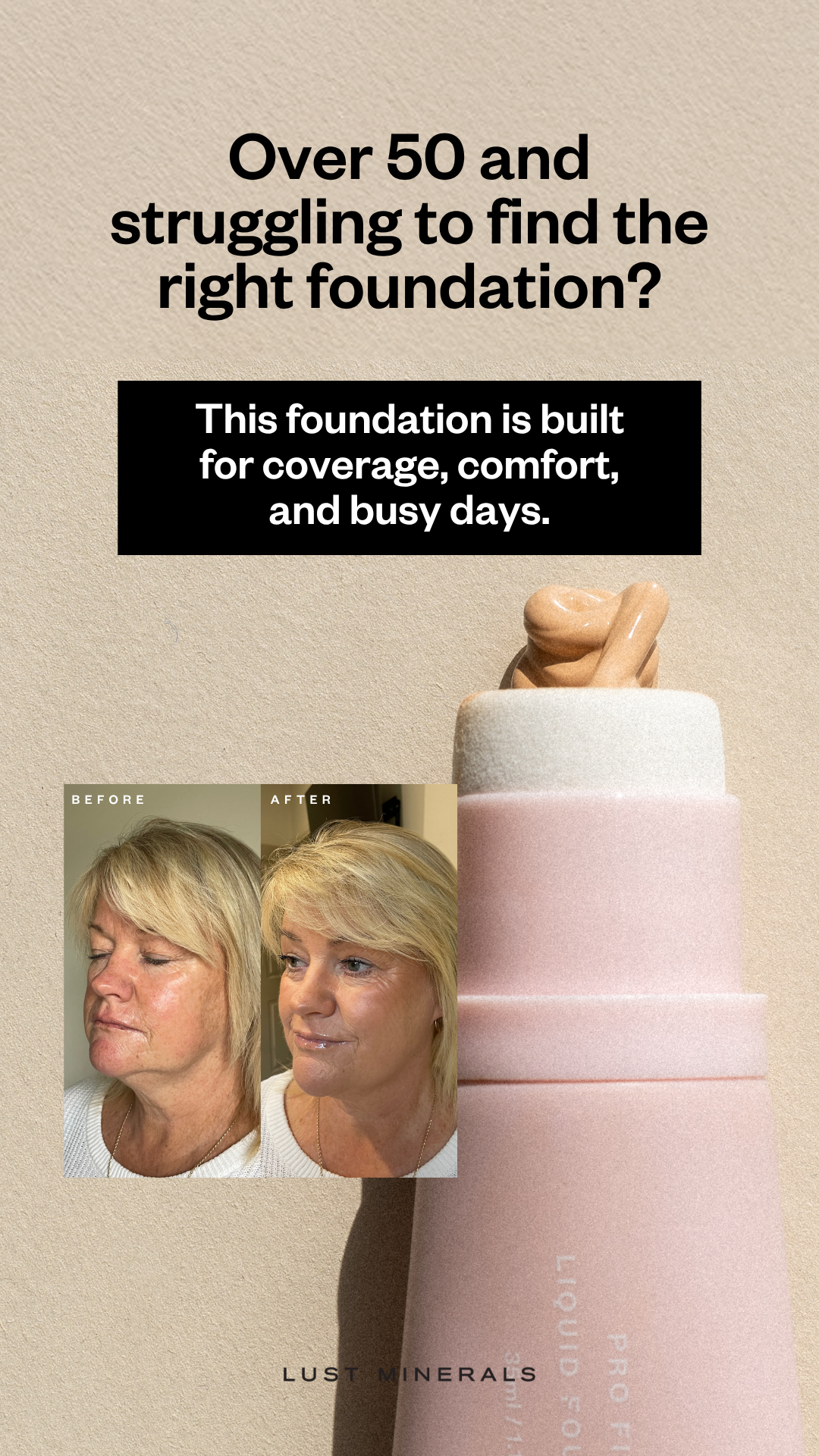 Lust Minerals Facebook ad