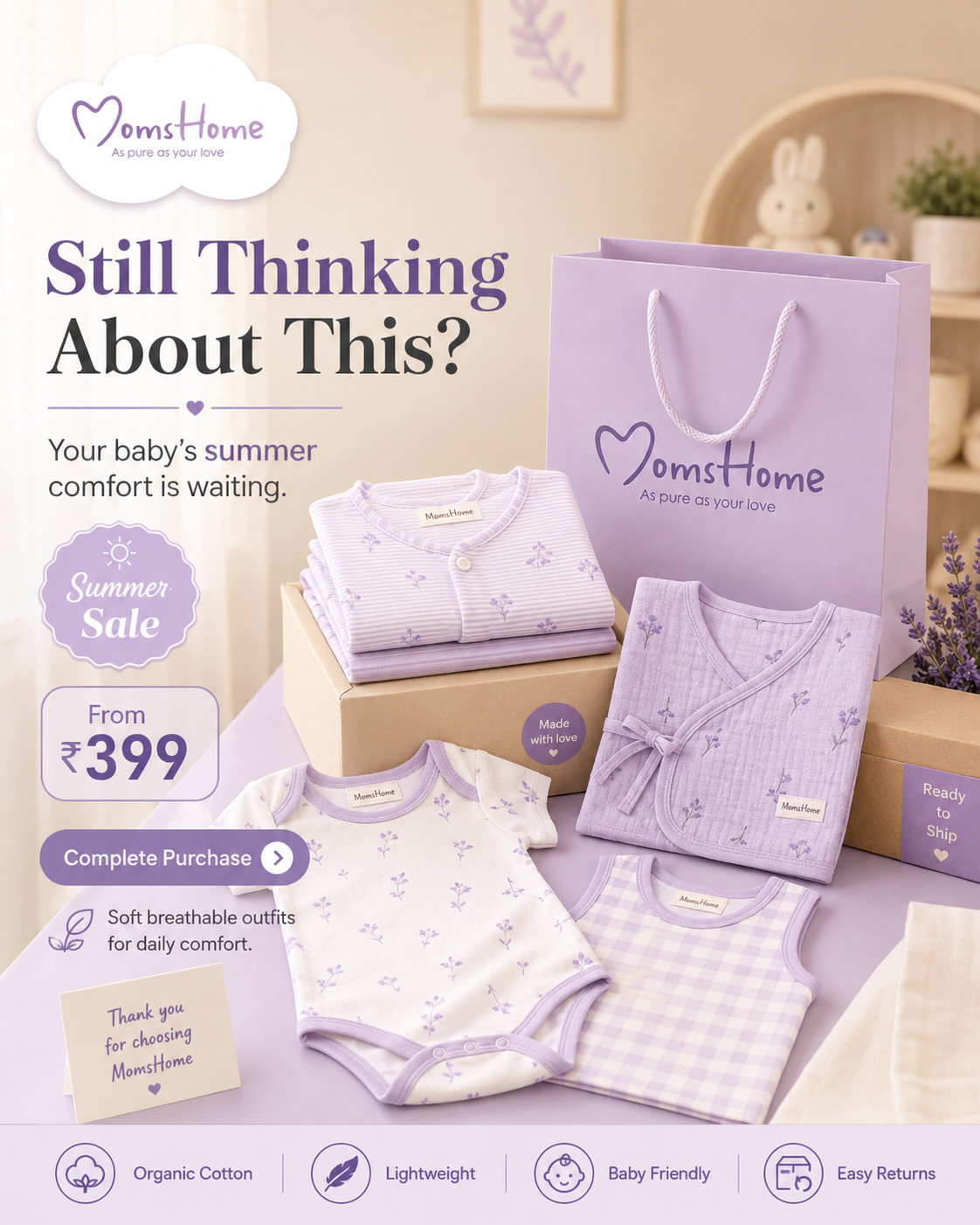 MomshomeOrganic Facebook ad