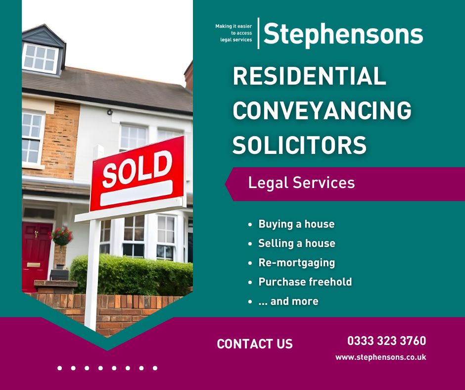 Stephensons Solicitors LLP Facebook ad: Residential Conveyancing Solicitors - Stephensons…