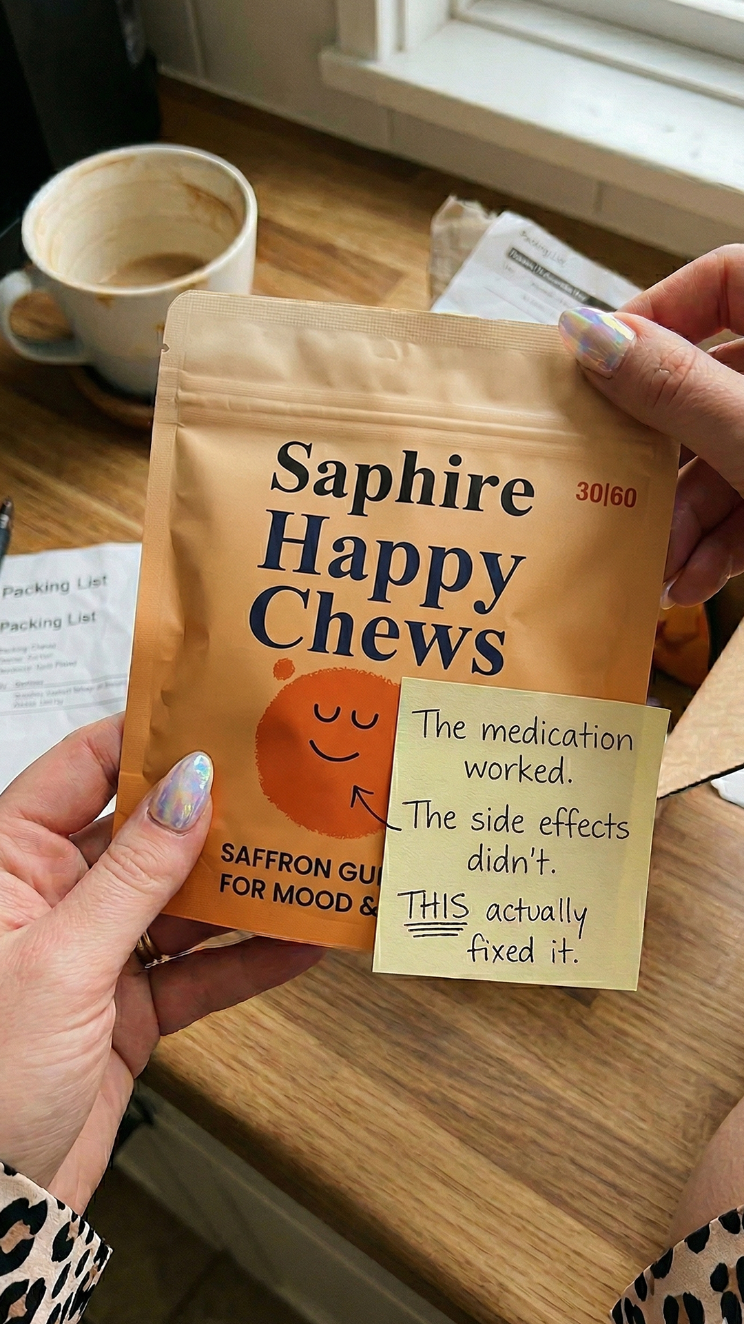 Try Saphire Facebook ad