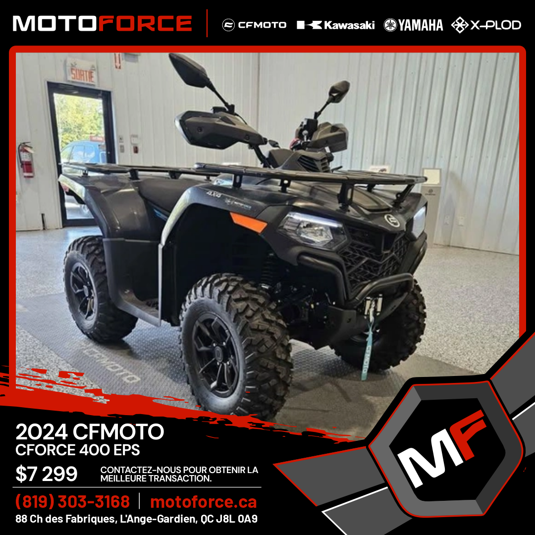 MotoForce Facebook ad: Contactez-nous pour obtenir la meilleure transaction.