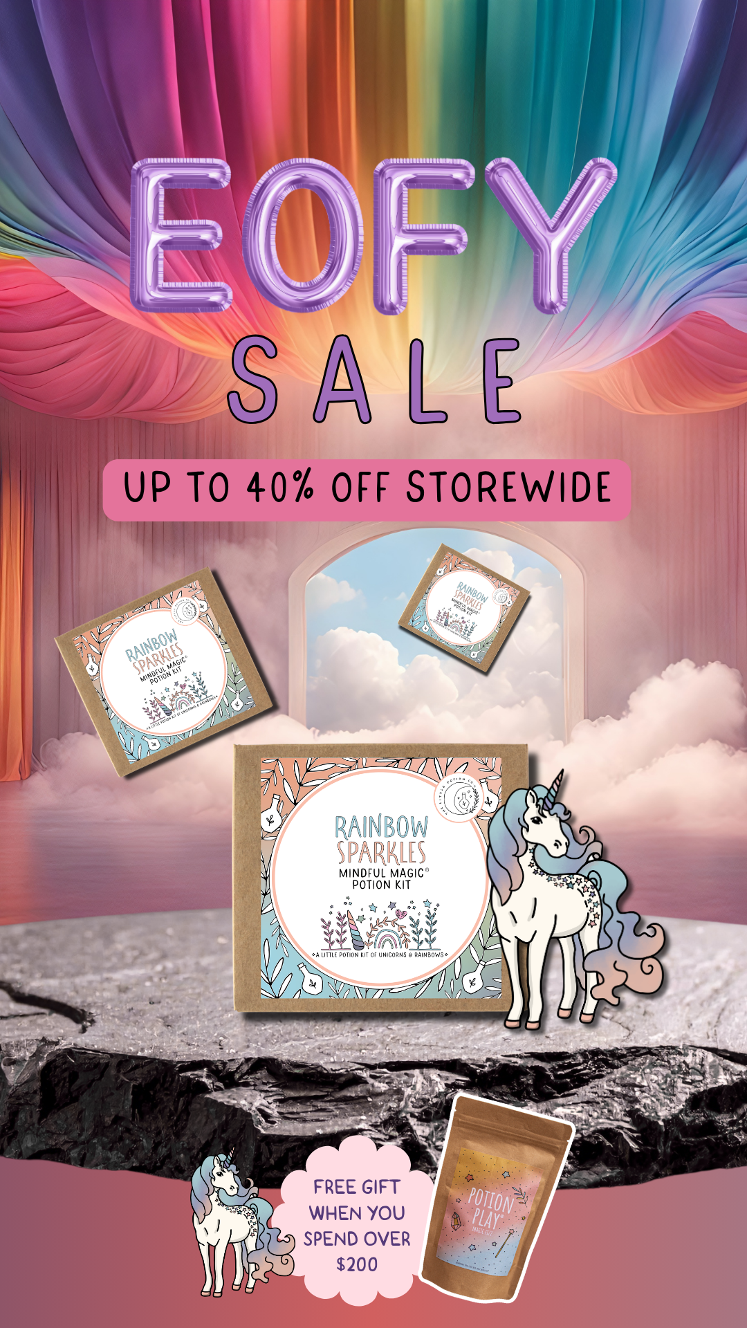 The Little Potion Co Facebook ad