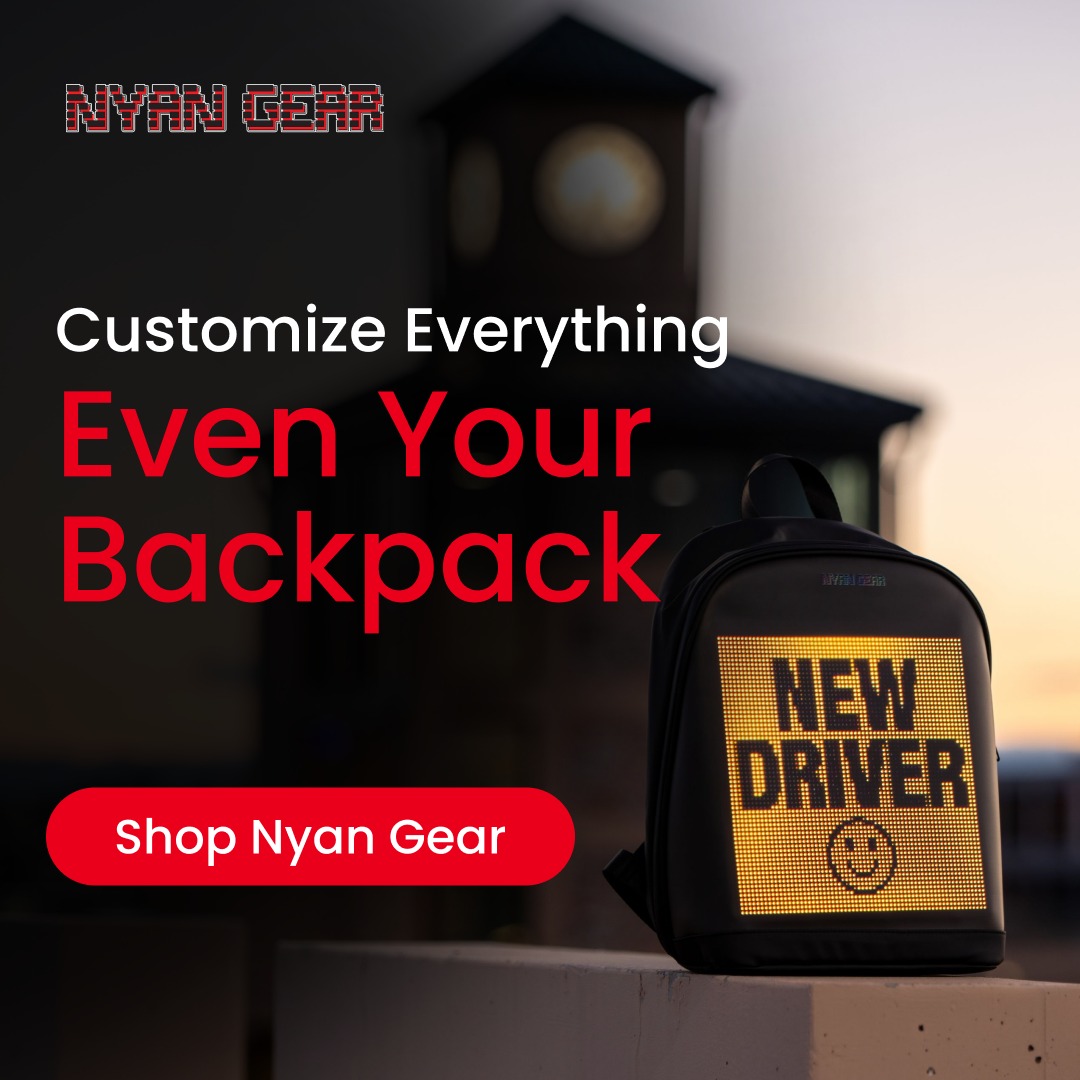 Nyan Gear Facebook ad: Your Ride. Your Message.
