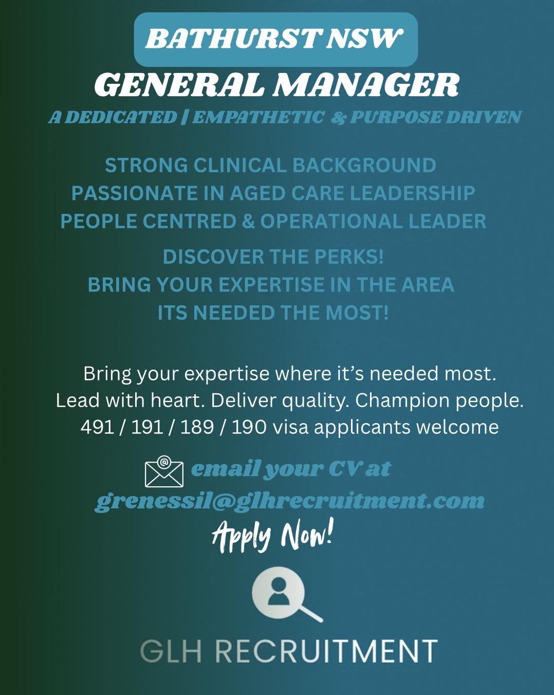 GLH Recruitment and Executive Search Facebook ad