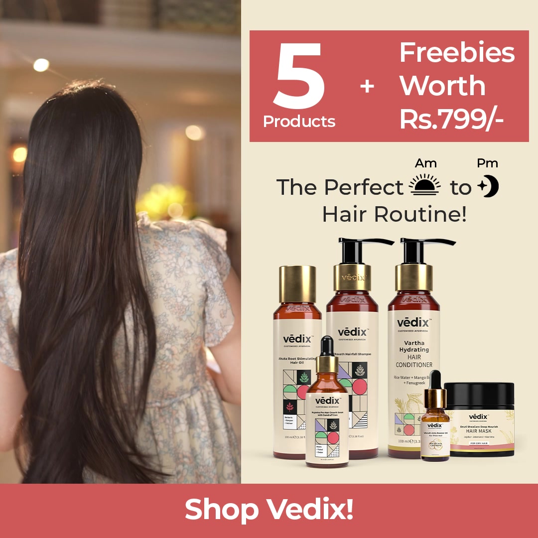 Vedix - Way Of Life Facebook ad: World’s No.1 Customised Ayurvedic Hair Care- Shop Vedix Now!