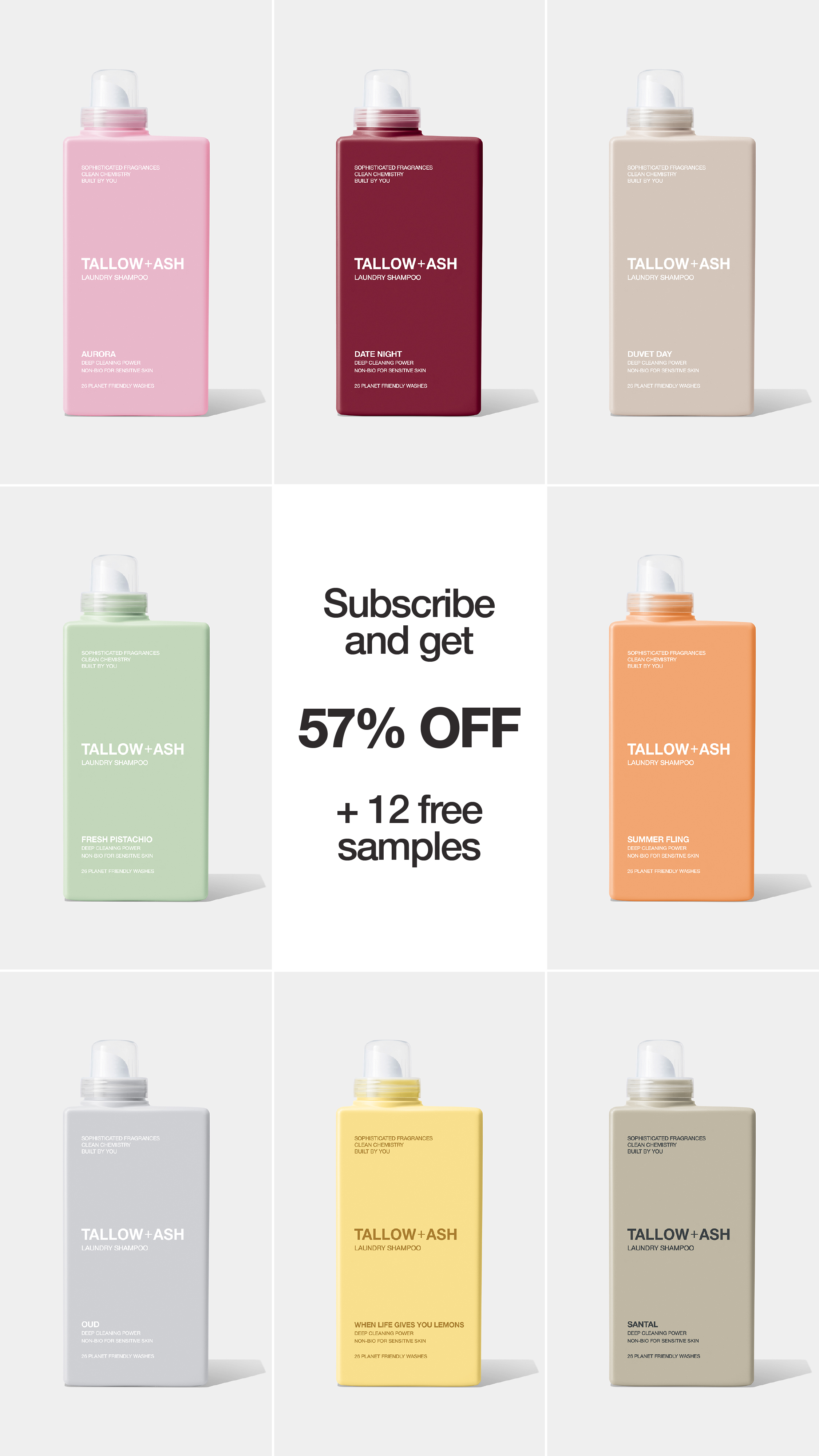 Tallow + Ash Facebook ad