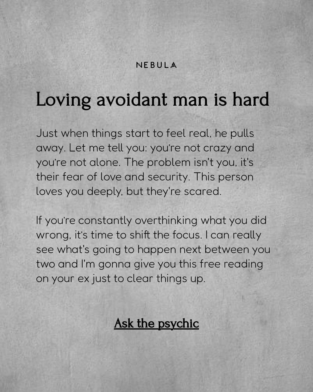 Your Relationship Advisor Facebook ad