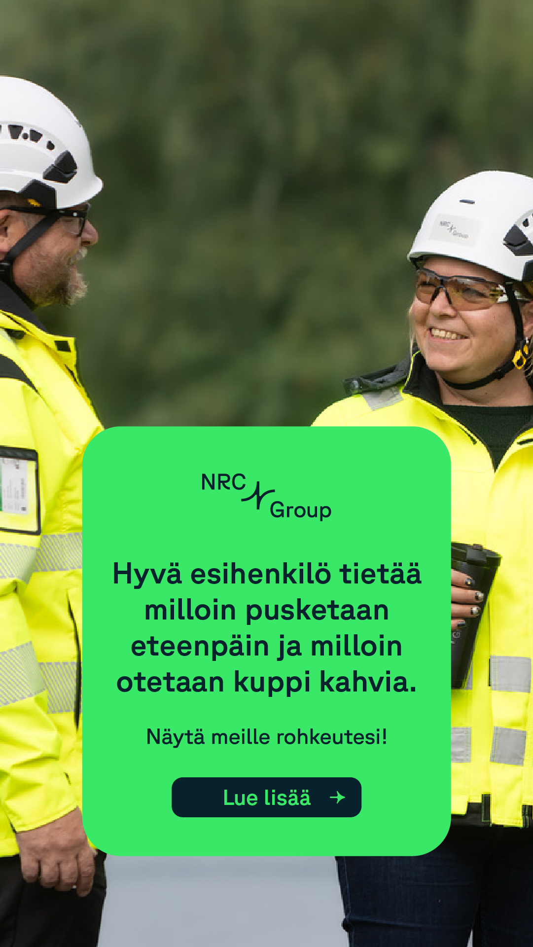 NRC Group Finland Facebook ad from Jan 19, 2026