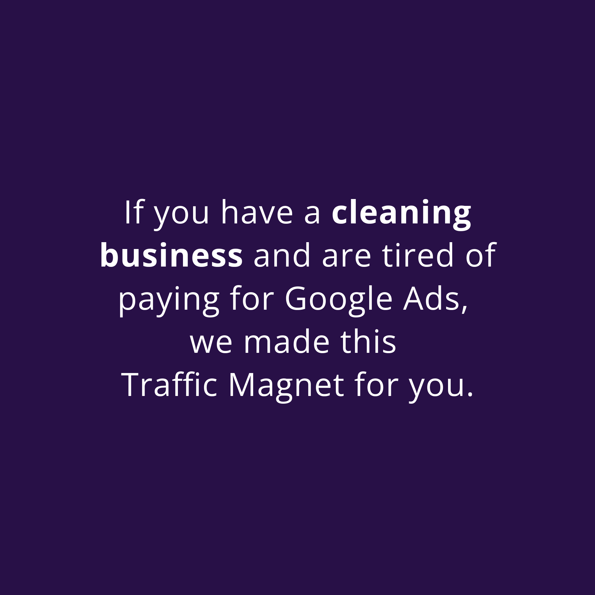 Soro SEO Facebook ad