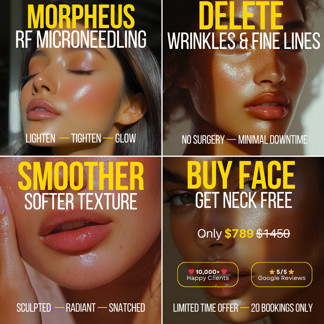 SER Aesthetics Facebook ad: Tightening. Lifting. Toning. What CAN’T This Do?