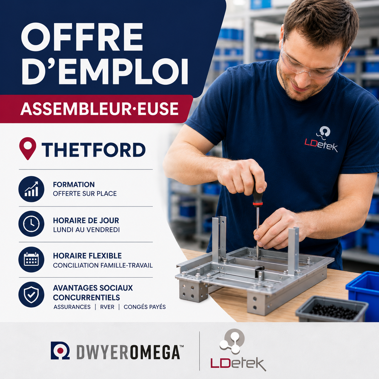 LDetek, a DwyerOmega brand Facebook ad: LDetek, DwyerOmega brand