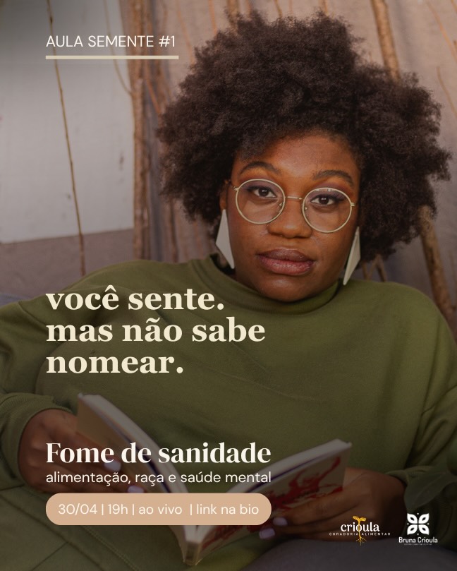 Bruna Crioula Facebook ad: existe um cansaço que não aparece no exame…
