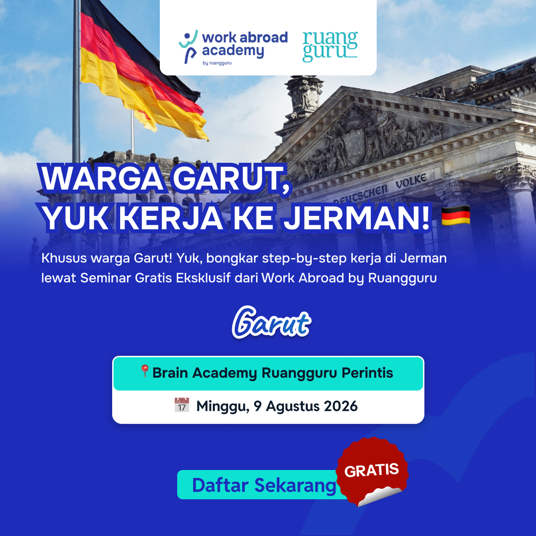 Work Abroad by Schoters Jawa Barat Facebook ad: Warga Garut! Gaji Kurang? Yuk Ikut Seminar GRATIS Kerja di…