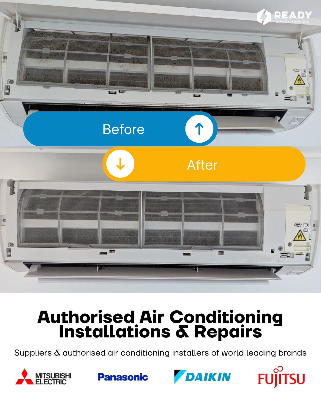 Ready Electrical and Air Conditioning Facebook ad