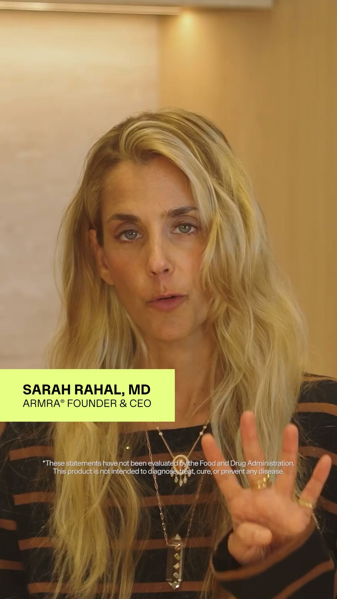 Dr. Sarah Rahal Facebook ad: Experience Transformation You Can See & Feel