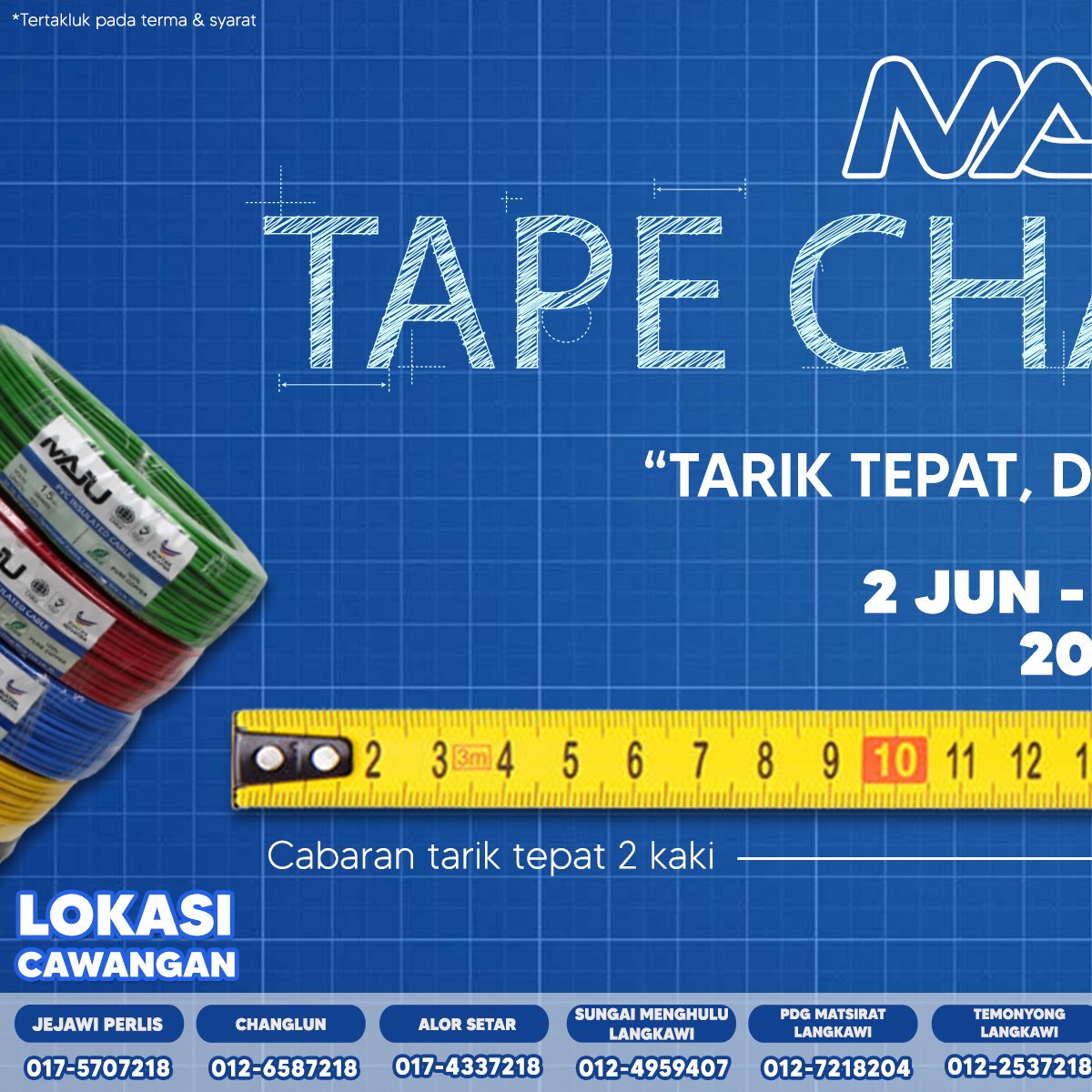 MAJU Facebook ad: MAJU TAPE CHALLENGE!