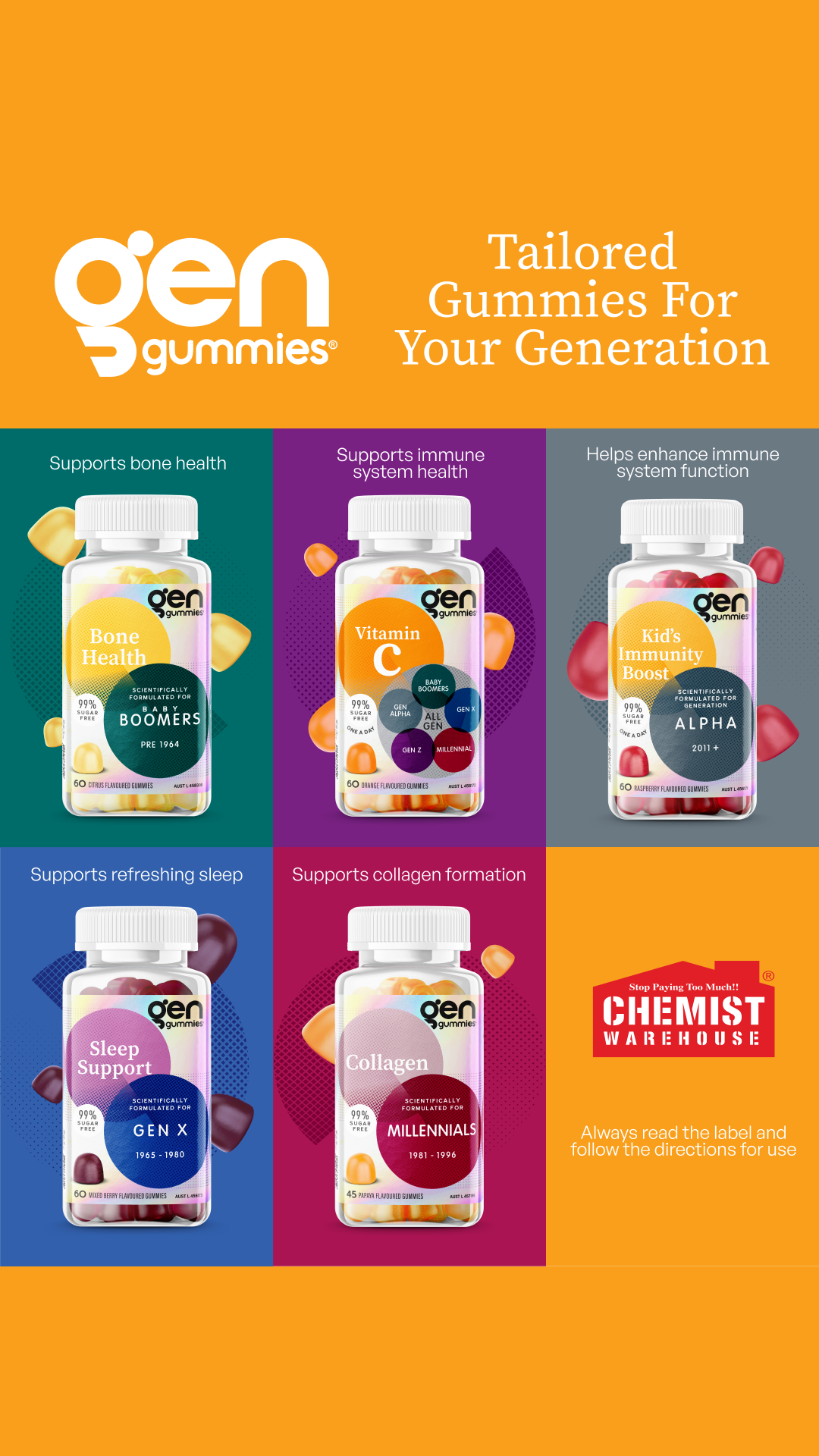 Chemist Warehouse Facebook ad