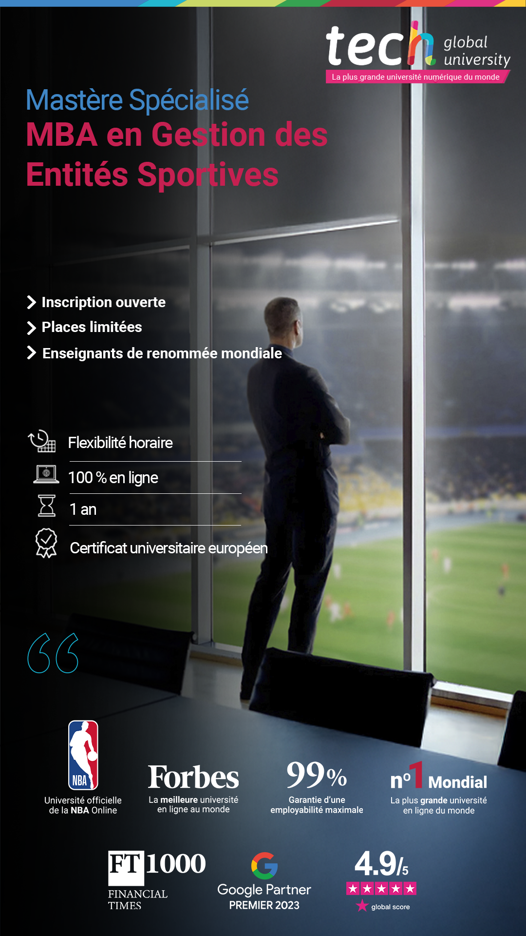 TECH school of sports science Facebook ad