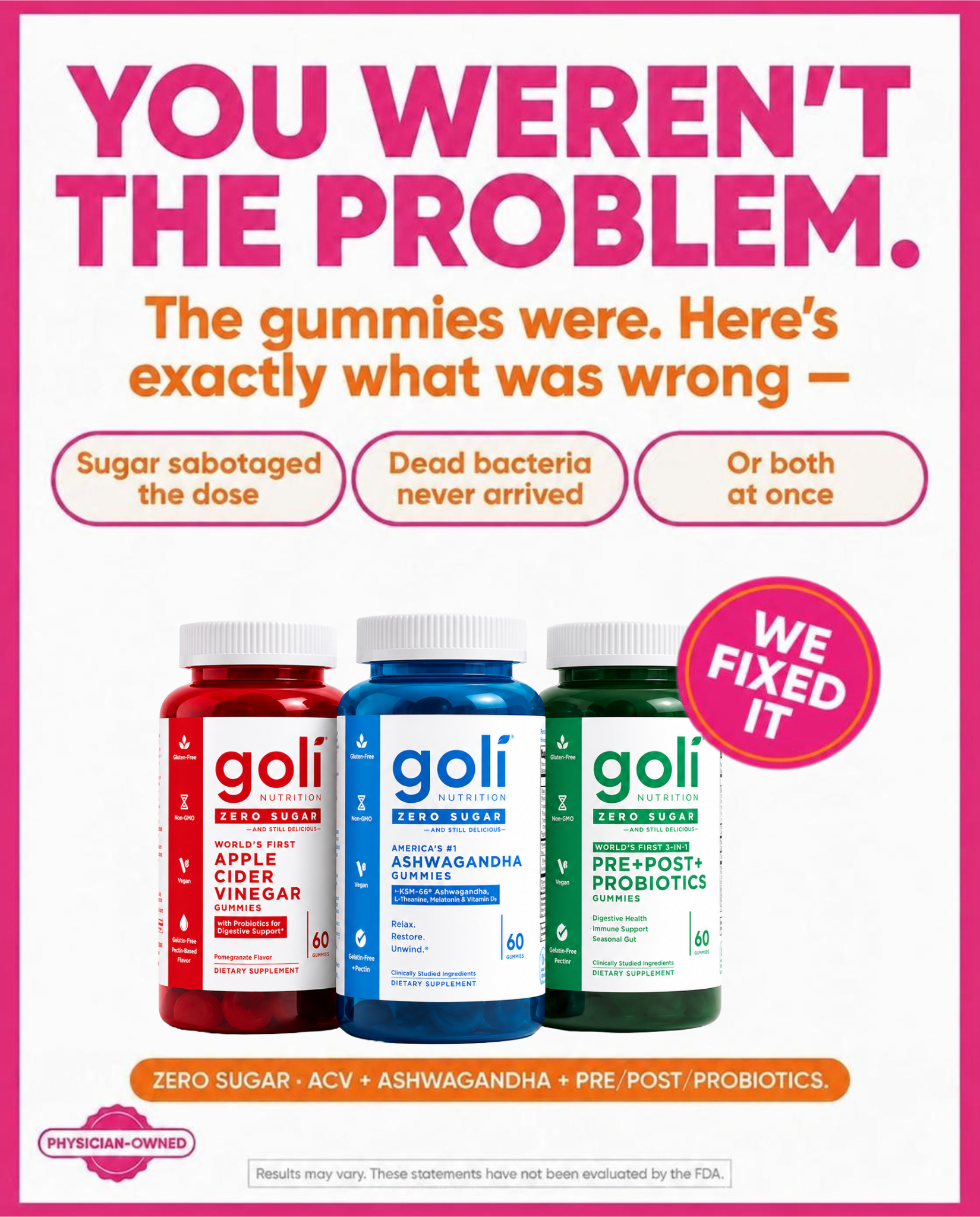 Goli Facebook ad