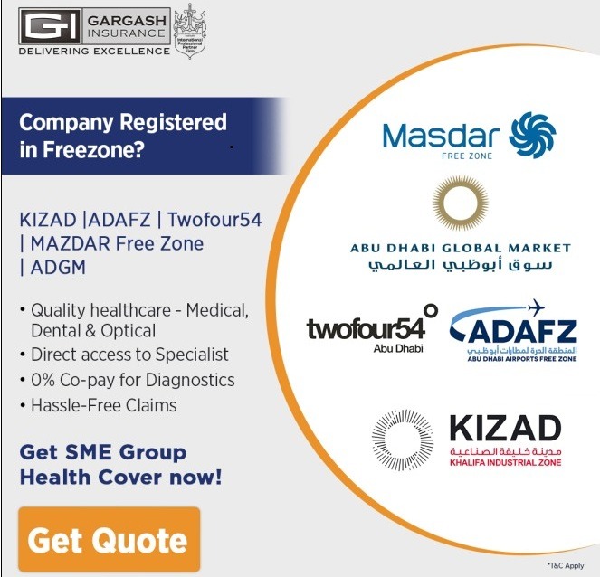 Gargash Insurance Facebook ad