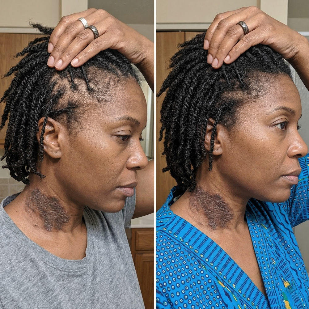 Linda Harper Facebook ad: Hair Loss Due to GLP-1