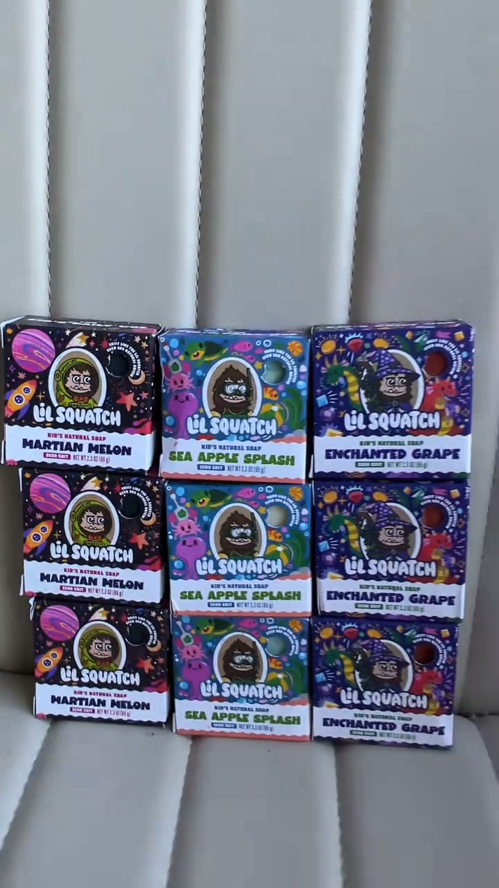 Dr. Squatch Facebook ad: NEW: NATURAL SOAP FOR KIDS