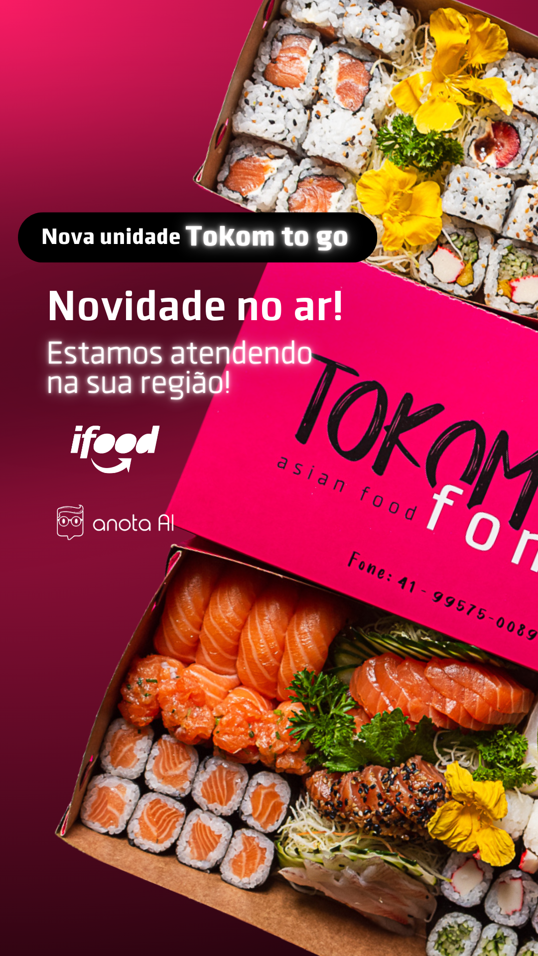 Tokom Fome Asian Food Facebook ad