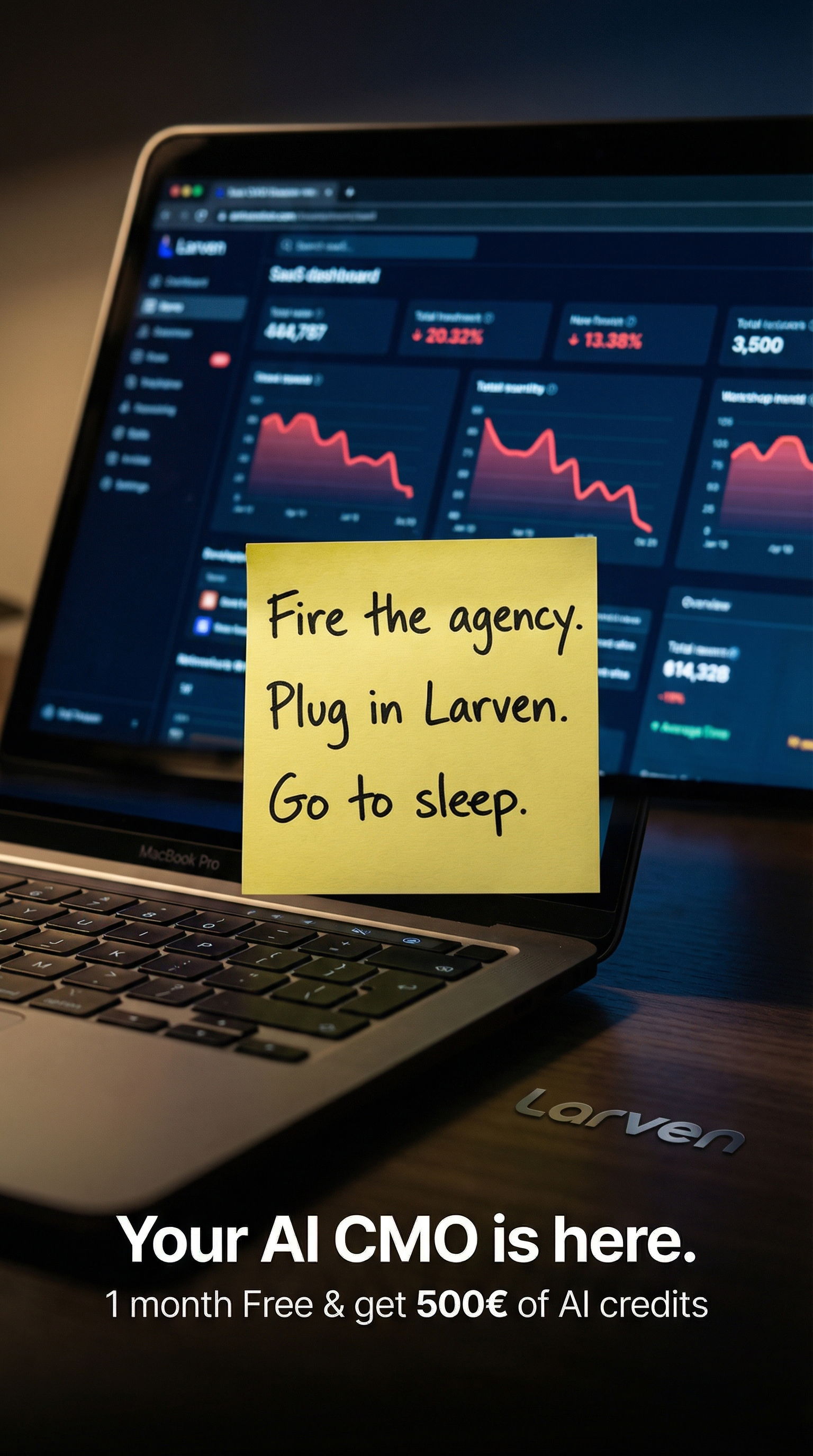 Larven AI Facebook ad