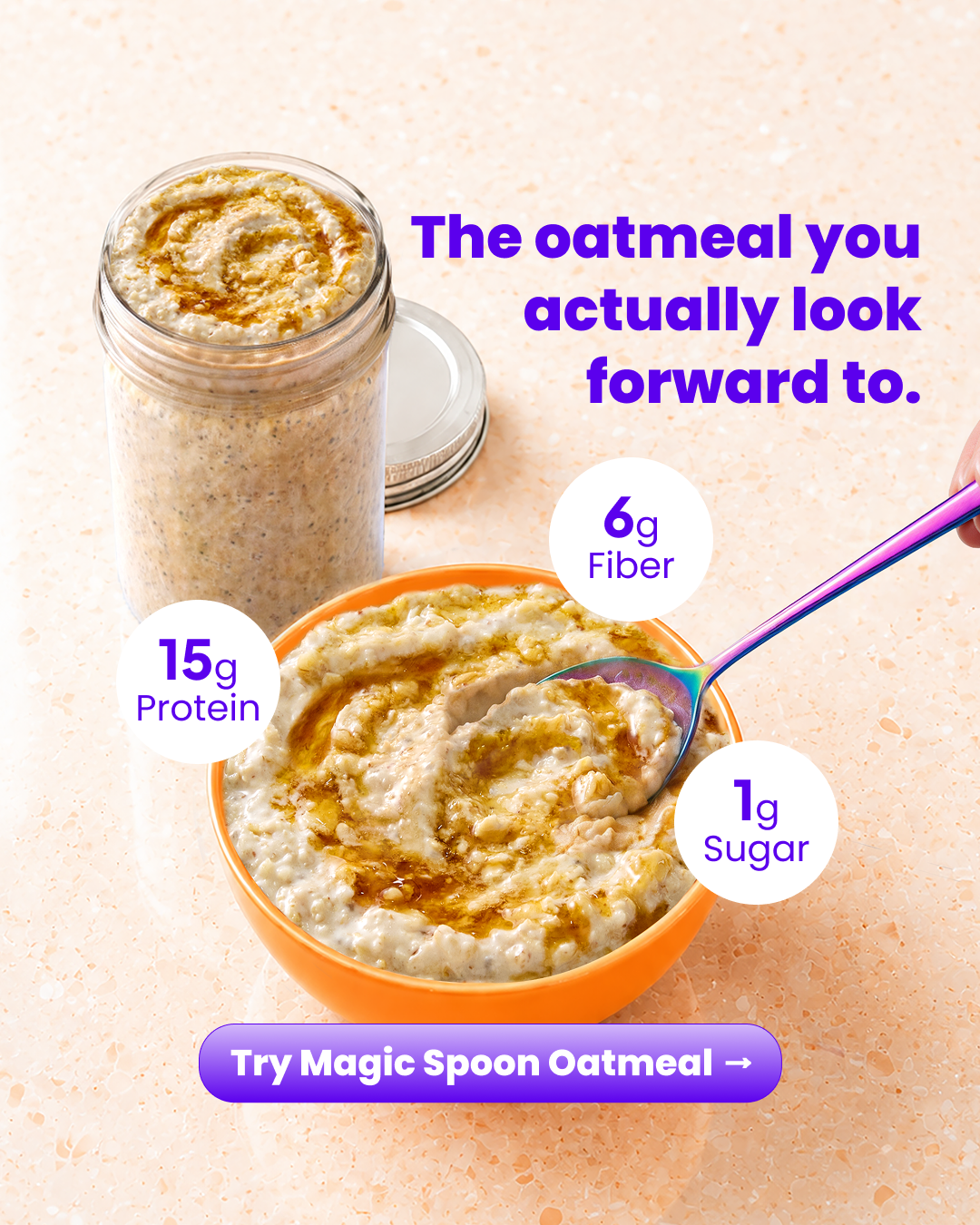 Magic Spoon Cereal Facebook ad: Breakfast Worth Waking Up For