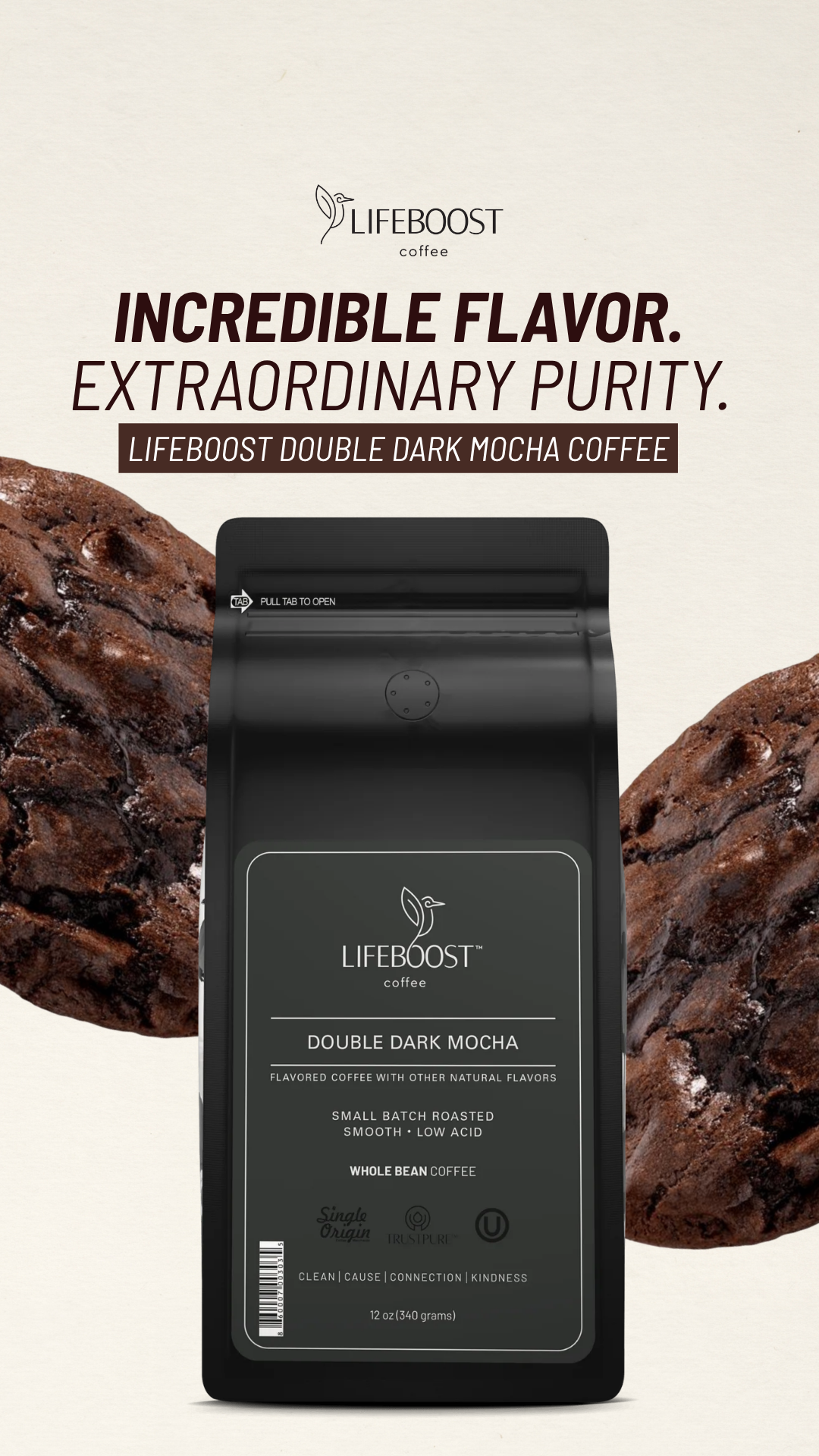 Lifeboost Coffee Facebook ad