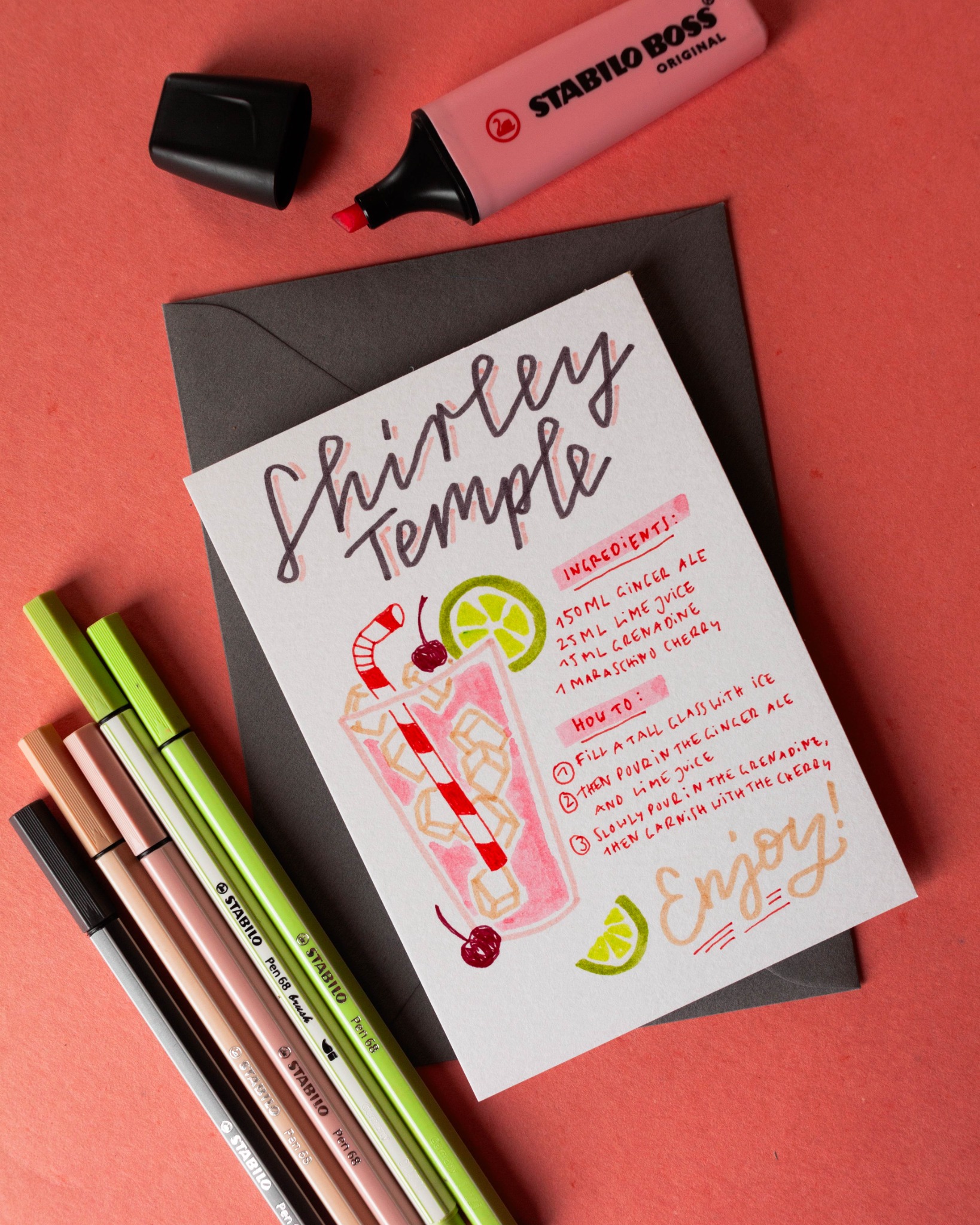 STABILO Facebook ad: Your next favorite summer drink.