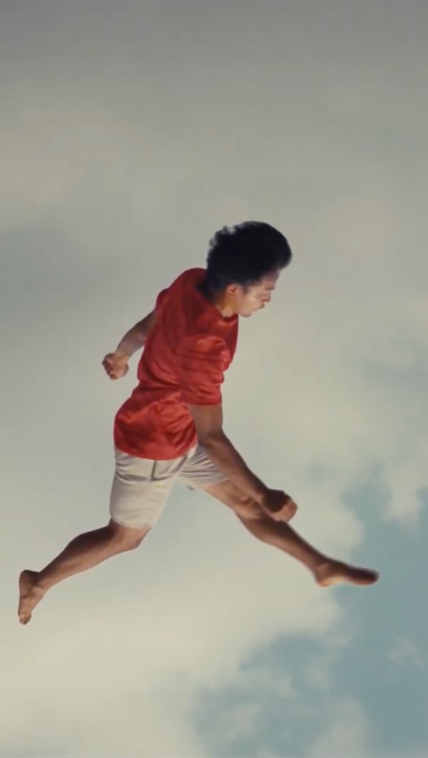 Technosport Facebook ad: Real Movement. Powered by Real People.