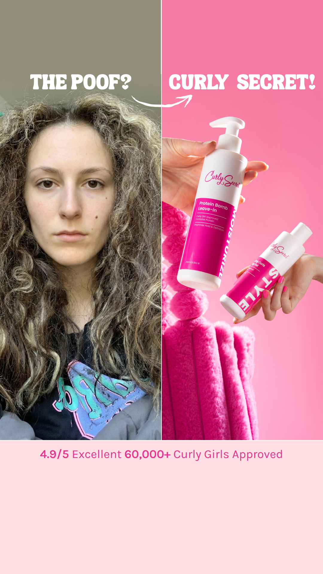 Curly Secret Facebook ad