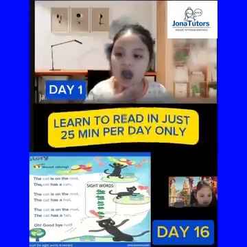 JonaTutors' Online Tutoring Services Facebook ad: We're so proud to share the incredible reading…