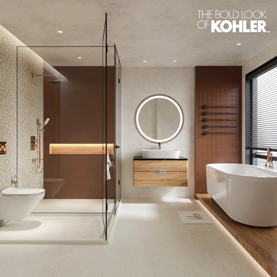 KOHLER Facebook ad: Discover at its finest where the white Modernlife…