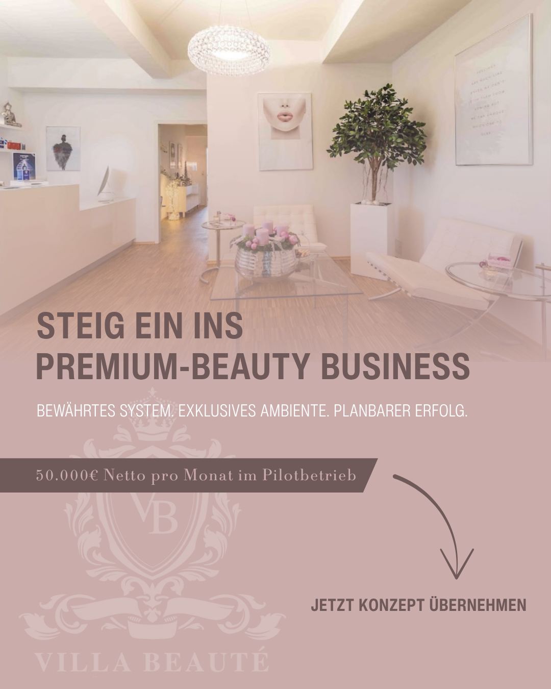 Villa Beauté Facebook ad from Mar 6, 2026