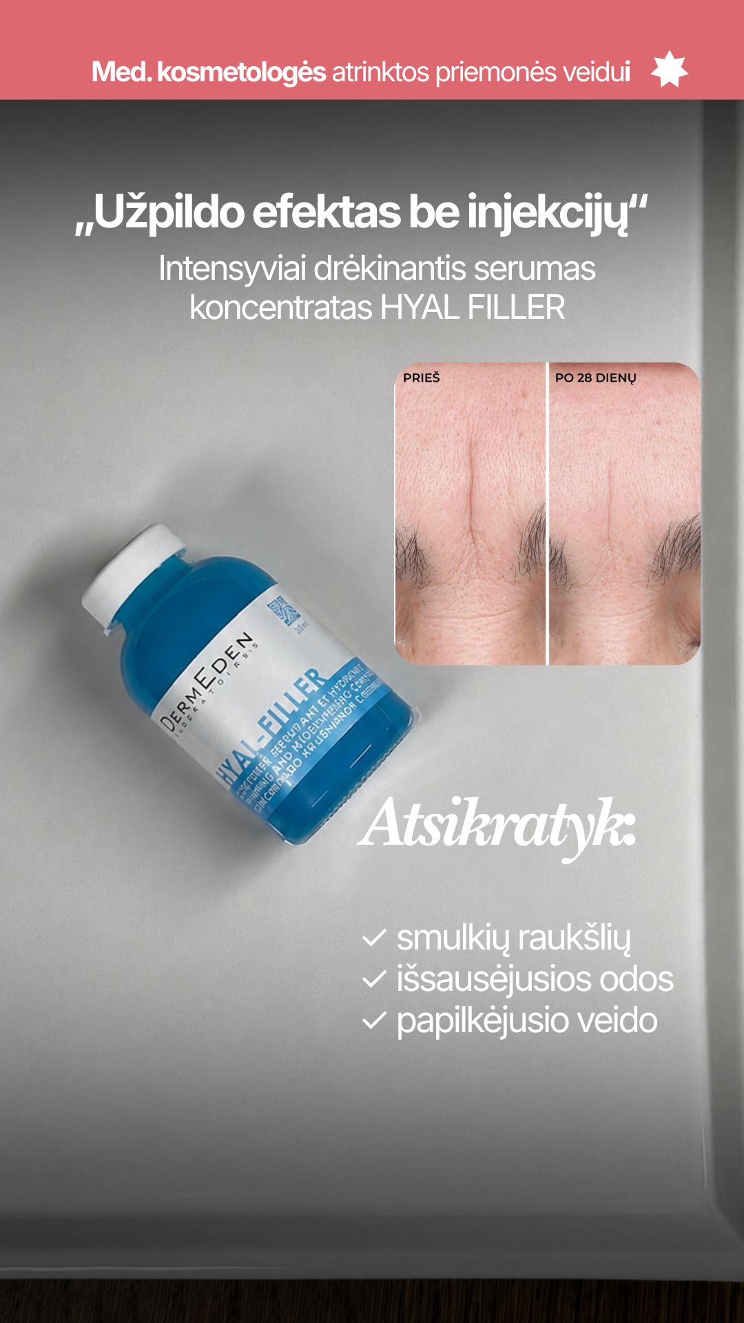 Misija oda Facebook ad: Pripildytos odos efektas