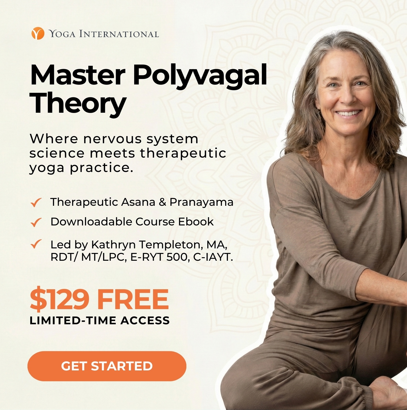 Yoga International Facebook ad