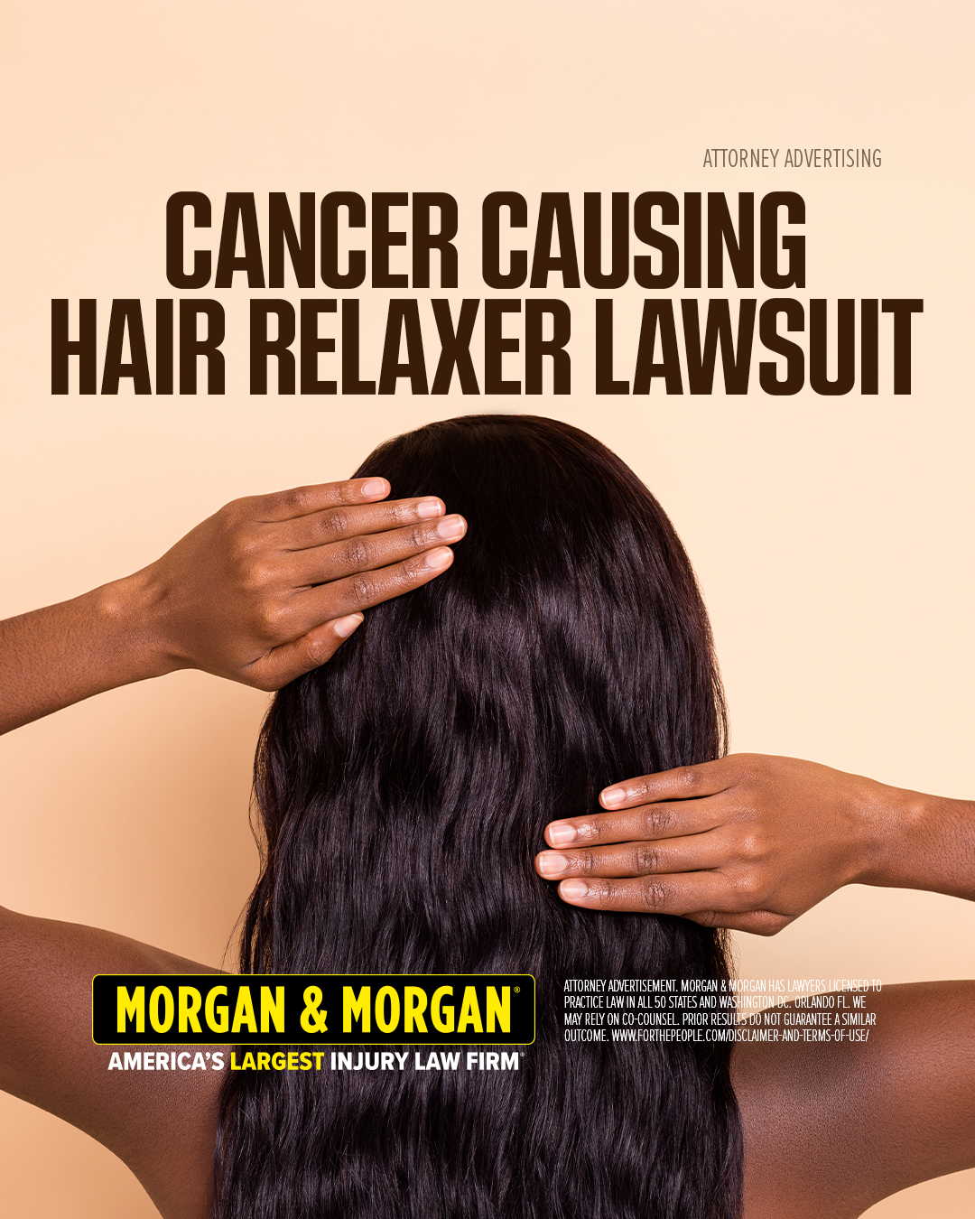 Hair Relaxer Lawsuit Information Facebook ad from Jan 19, 2026