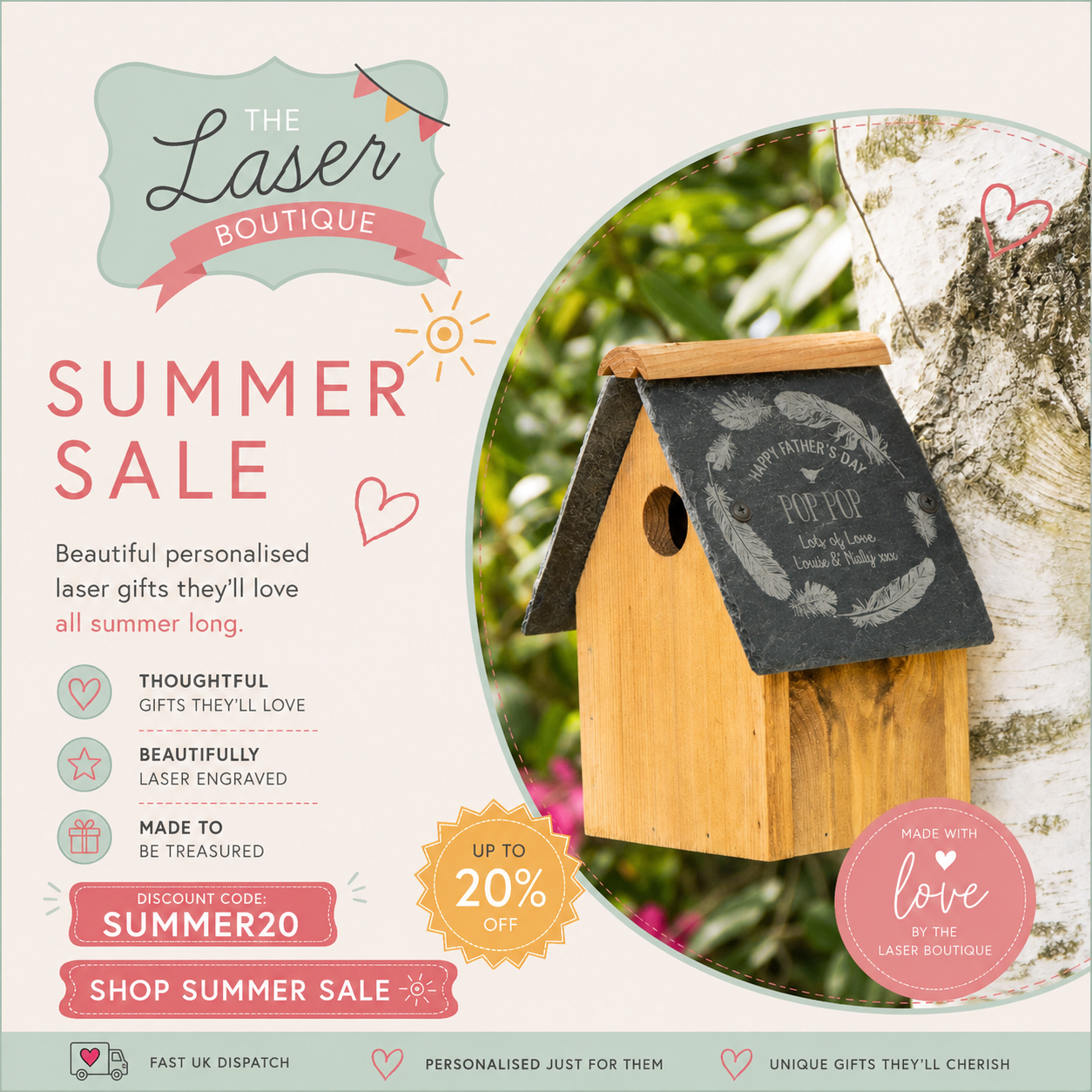 The Laser Boutique Facebook ad