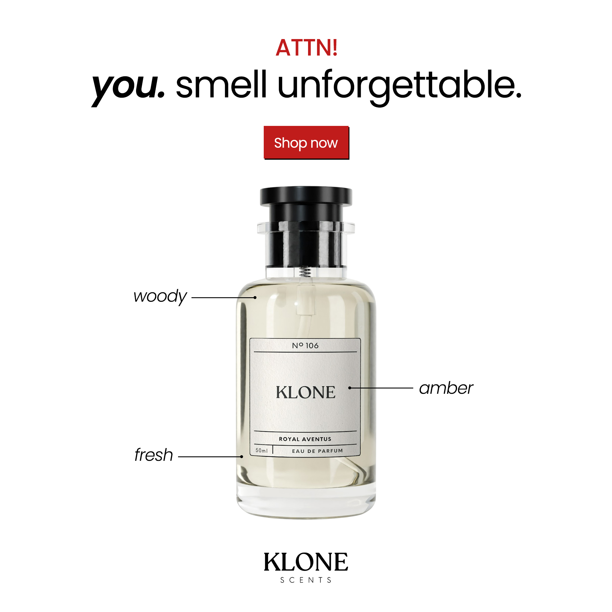 Klone Scents Facebook ad
