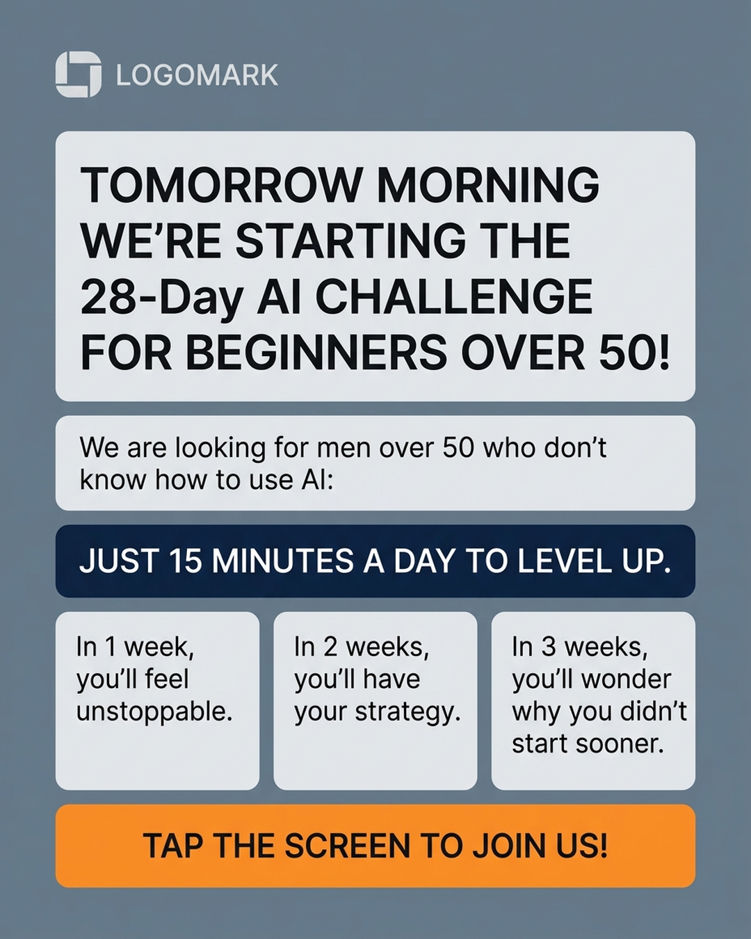 AI Weekly Facebook ad