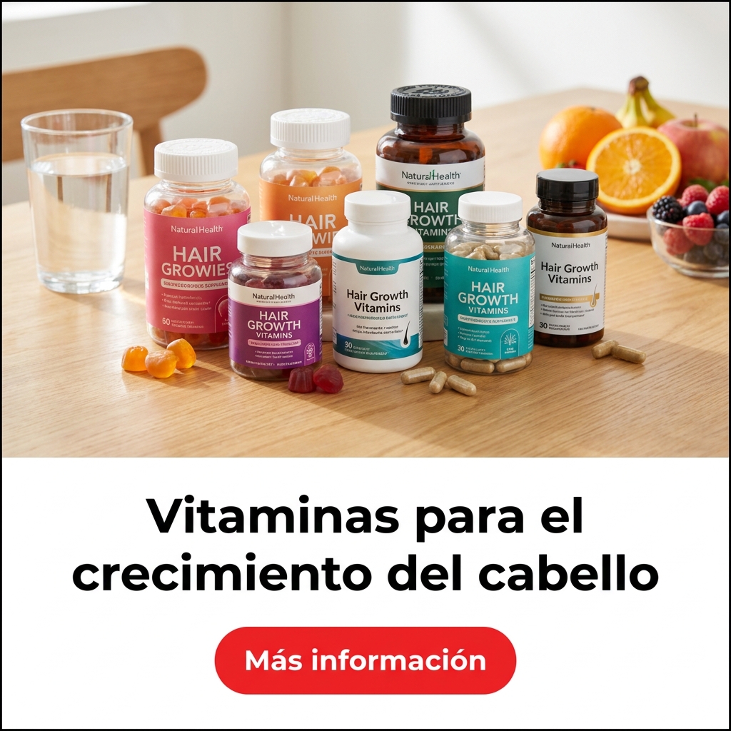 Discovery Hub Facebook ad: Lea mas sobre vitaminas para el crecimiento del cabello
