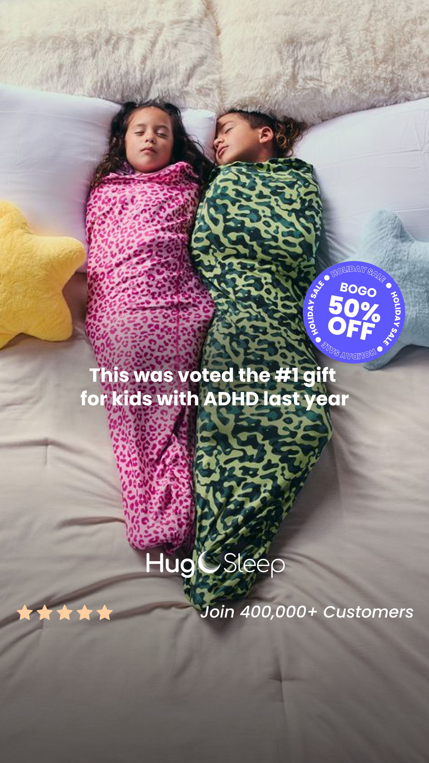 Hug Sleep Pod Facebook ad